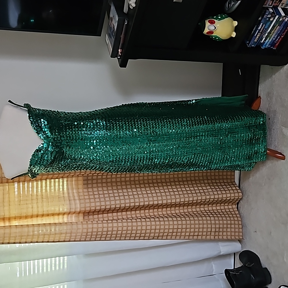 Vintage Burlesque Mermaid Sequin Dress